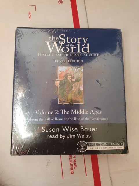 New sealed Story of the World #2 Middle Ages Audio Homeschool Sonlight Bookshark