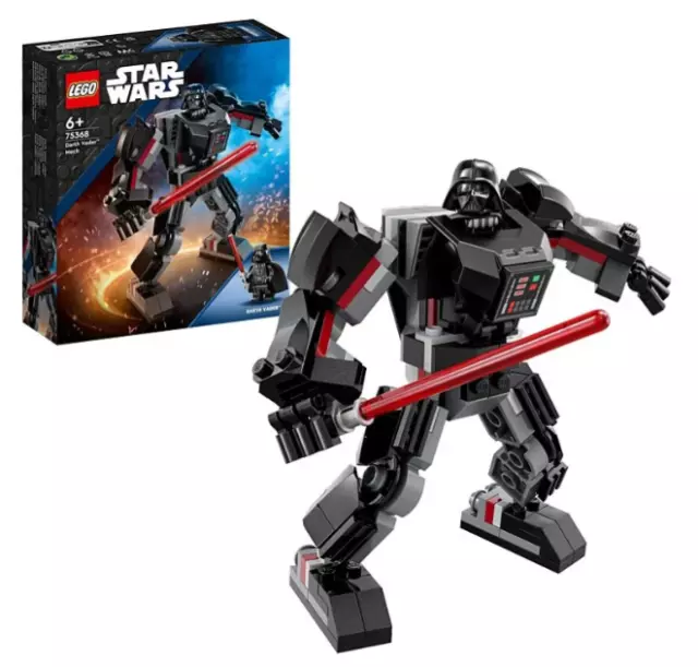 LEGO Star Wars 75368 Darth Vader Mech Bausatz, Mehrfarbig