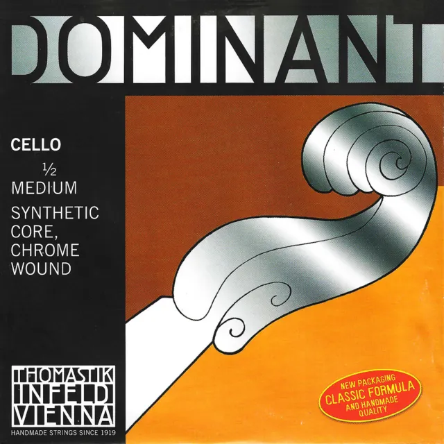 Thomastik Infeld Dominant Cello 1/2 Single Strings - Medium Tension