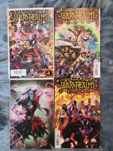 War of the Realms #1-4 (Marvel) VF 4 comic book lot