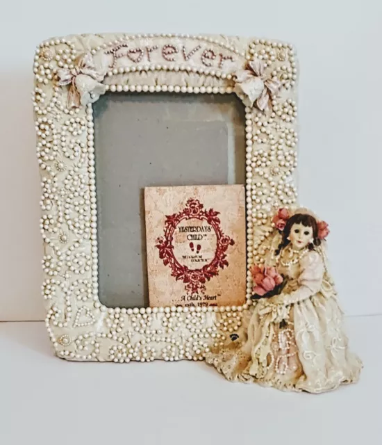 Boyds Bears and Friends FOREVER "Tiffany" Yesterday's Child Bridal Picture Frame