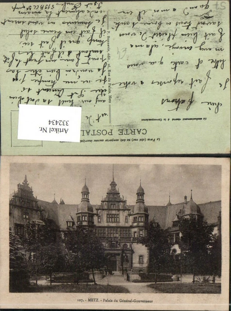 332434,Lothringen Moselle Metz Palais du General-Gouverneur Schloss