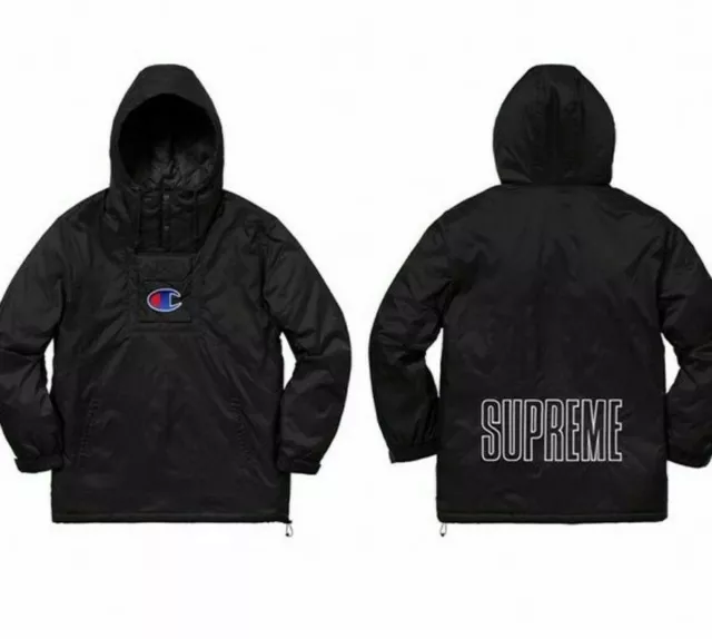 Supreme x champion pullover parka on sale