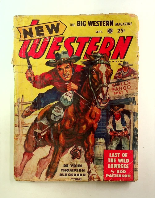 New Western Magazine Pulp 2nd Series Sep 1948 Vol. 18 #2 FR/GD 1.5