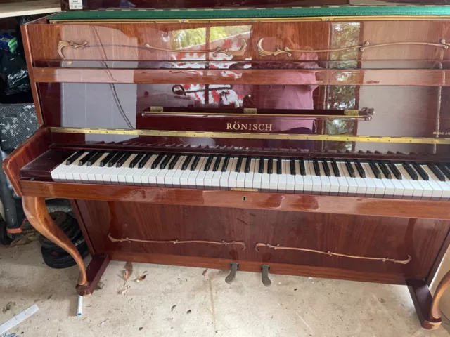 Upright piano - Vintage Ronisch mahogany good condition