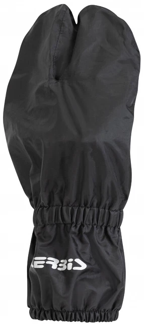 Guanto con rivestimento pioggia Acerbis H20 4.0 (Black, S/M)