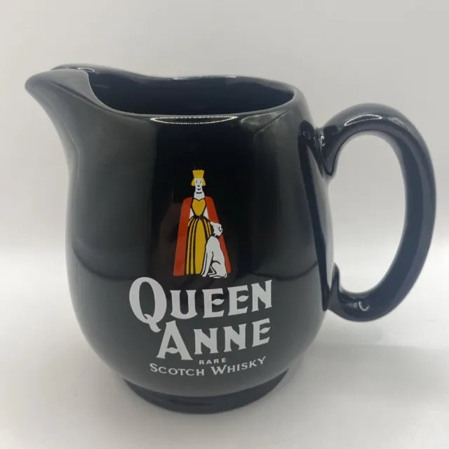Queen Anne Scotch RARE Whisky Vintage Wade England Advertising Water Jug