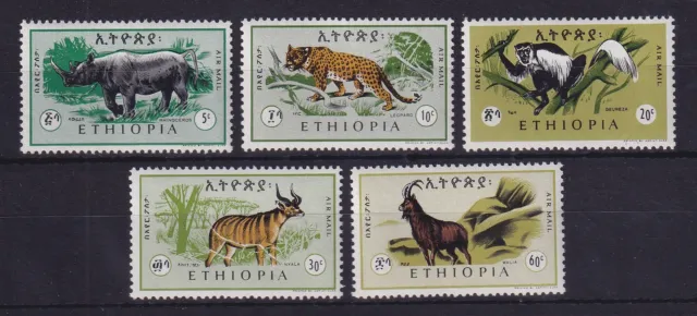 Äthiopien 1966 Einheimische Tiere Mi.-Nr. 532-536 postfrisch **