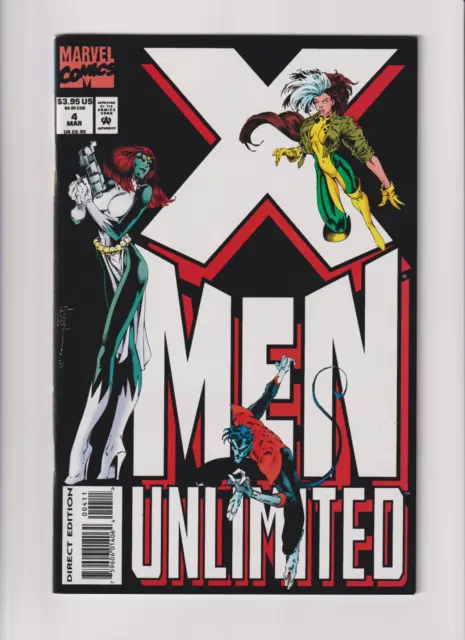 X-Men Unlimited #4 (Vol. 1) - Direct Edition - Marvel Comics 1994