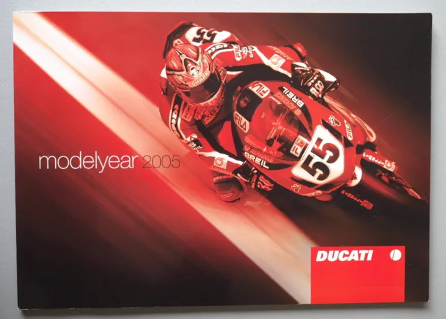 Ducati 2005 Full Motorcycle Range Sales Catalogue Brochure 999 Multistrada
