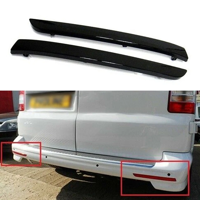 Paraurti posteriore riflettore luce coppia in nero affumicato per T5 per Transpo