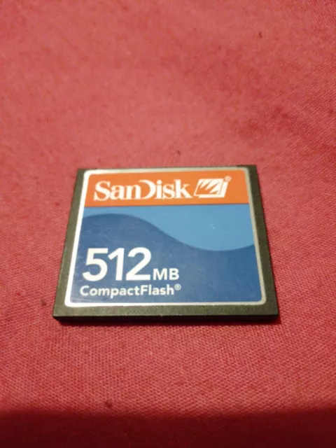 Sandisk 512mb deals compact flash