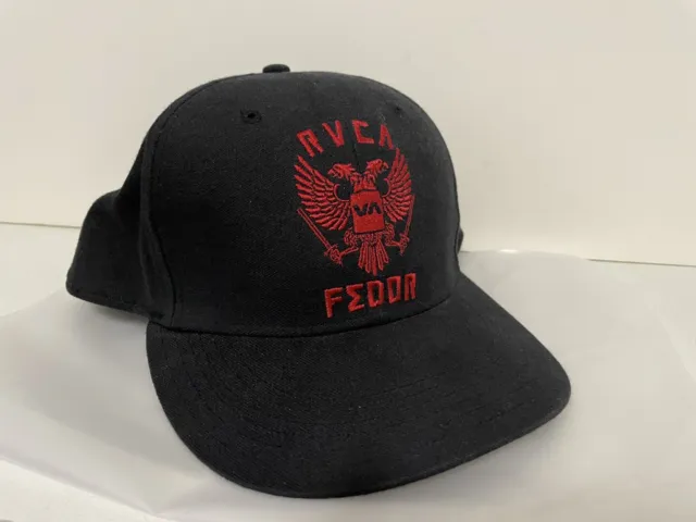 RVCA X Signature Fedor Emelianenko Hat (L/XL) black *RARE*
