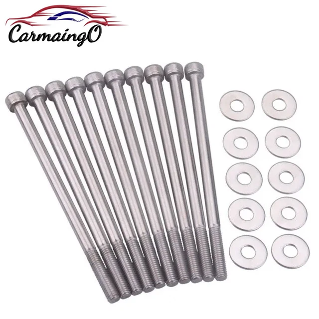 Stainless Steel Intake Manifold Bolts for LS1 LSX LS2 LS3 LS6 Camaro Corvette GM