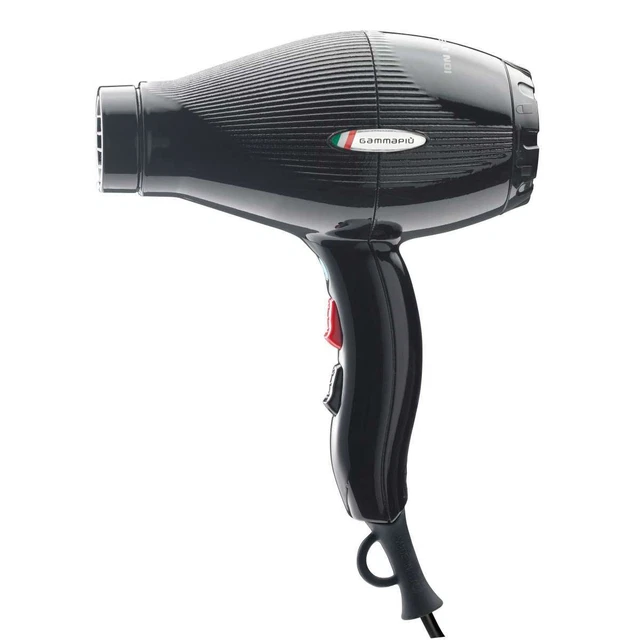 Gammapiu' Ion Ceramic S Noir Sèche-cheveux Professionnel 2300W