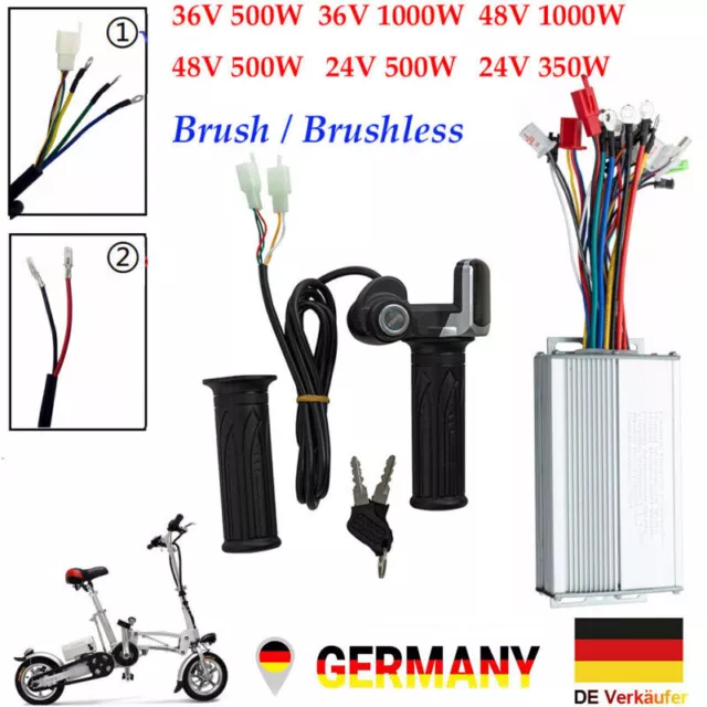 DHL 24-48V 350W-1000W Brush/Brushless Electric Bike Scooter Motordrehzahlregler