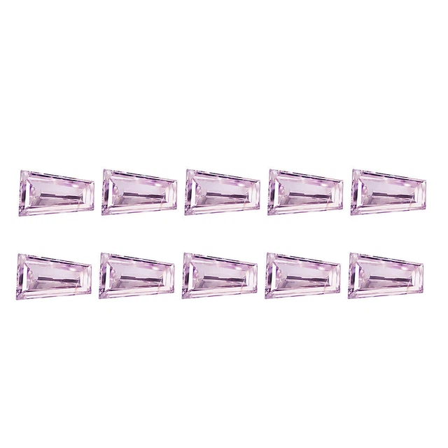0.17Ct "IF" Taille Baguette Véritable Argyle Non Traité - Diamant Rose...