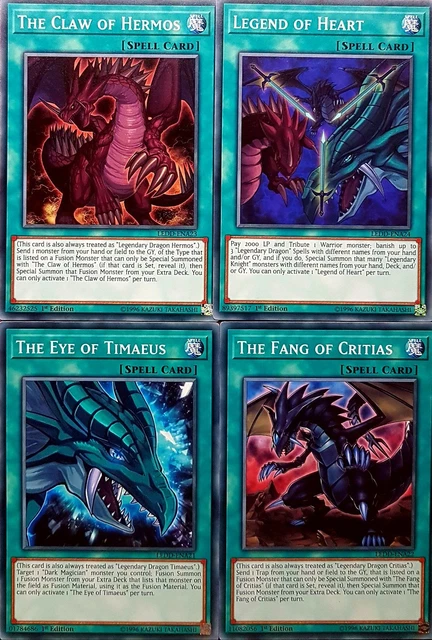 YUGIOH LEDD-EN FANG OF CRITIAS EYE OF TIMAEUS CLAW OF HERMOS LEGEND OF HEART 1.49 - PicClick UK YUGIOH LEDD-EN FANG OF CRITIAS EYE OF TIMAEUS CLAW OF HERMOS LEGEND OF HEART 1.49 - PicClick UK
