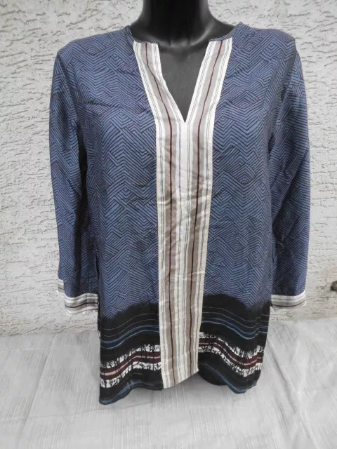 Damen Bluse/Tunika Traumbluse Seide (?) Gr. XL