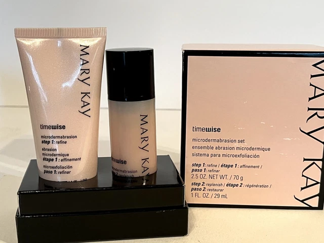 Mary Kay TimeWise Microdermabrasión Paso 1 Refinar Paso 2 Reposición NUEVO