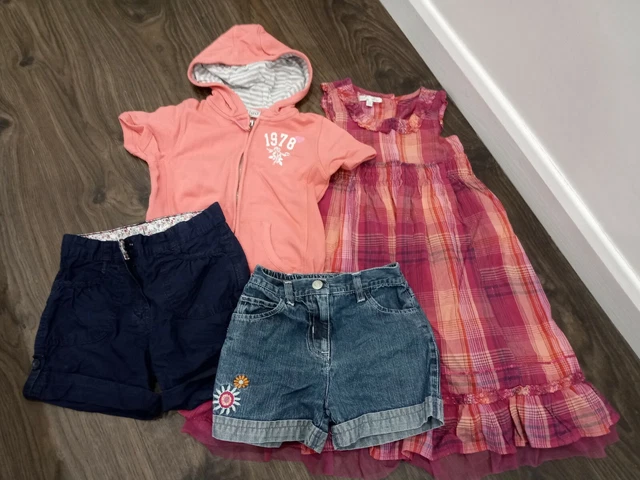 Pacchetto vestiti ragazze 5-6 anni x4 Marks & Spencer cherokee M magazzino estate GC