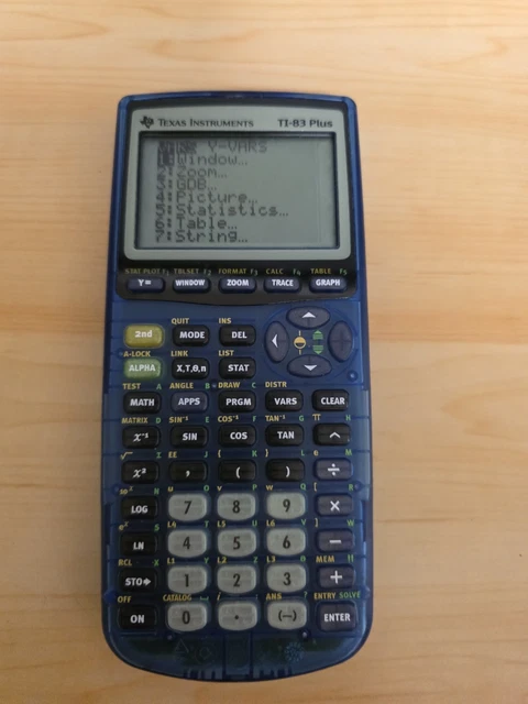 Texas Instruments Ti1083 TEXAS TI- 83 Blue Calculator. Works/ Tested. $20.00 - PicClick AU