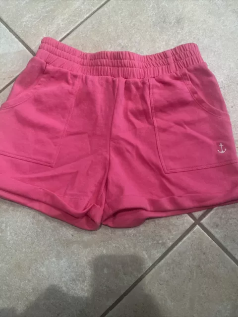 Girls Tommy Hilfiger Pink Pockets Shorts- Large- 12/14- NWOT