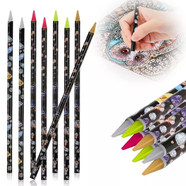 Glitter Diamond Point Drill Pens Wax Wax Pencil  Cross Stitch