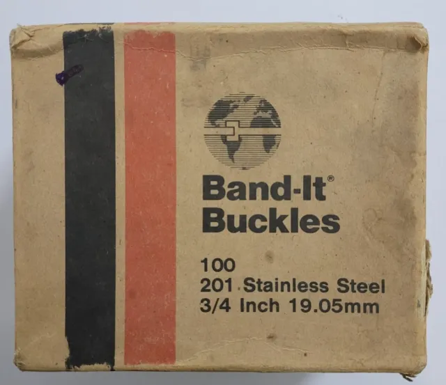 BAND-IT BUCKLES C256, 3/4 INCH 19.05mm 201 STAILESS STEEL NEW FREE SHIPPING