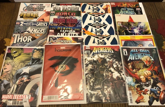 Marvel Comic lot of 22 avengers various titles (A vs, X, thor, hawkeye)