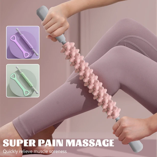 Portable Deep Tissue Massage Roller Stick Yoga Muscle Fitness Body Massager Tool