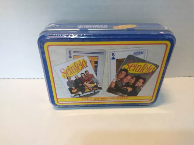 NEW Seinfeld Special Edition Playing Card Set Unopened Tin