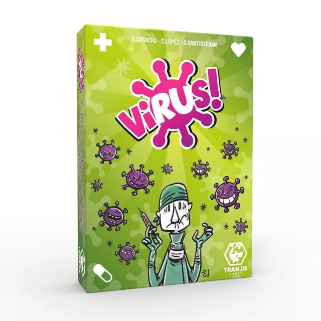 Tranjis Games - Virus! - Juego de cartas, 8 a 99 años (TRG-01vir)