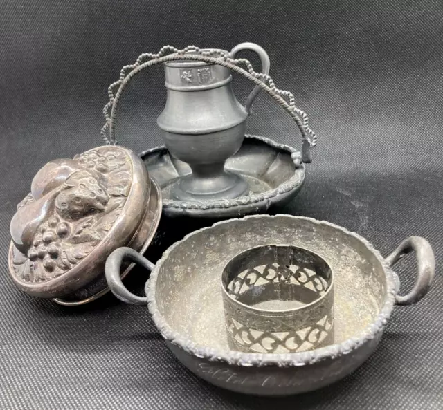 Antique / Vintage SILVERPLATE LOT OF 5 Items