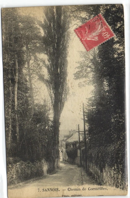 1 CPA 95 Val d Oise Argenteuil Sannois - Chemin de Cormeilles pcfravainc563