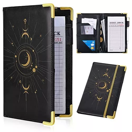 Server Book Leather Waitress Libro Lindos Libros De Servidor Para Camarera Li...