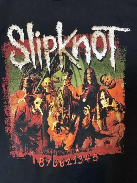 Slipknot concert band Short Sleeve Black Men All Size T-shirt