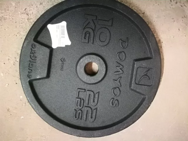 disque fonte poids 2x 10 kg fitness DOMYOS !