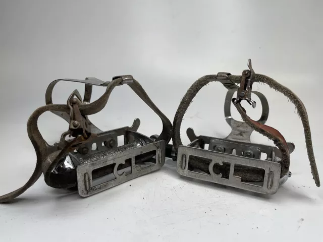 Vintage Chater Lea Pedals Christophe Cages Lightweight Bicycle Road Racing B2013