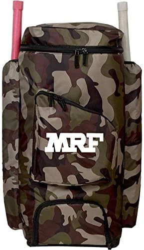 Nylon Cricket Kit Bag Sports Bags MS Dhoni Signature Duffle M Size Backpack Gree