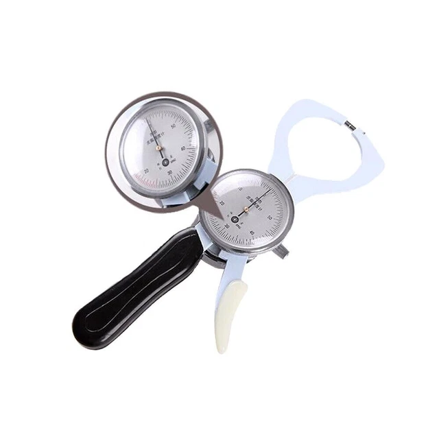 Calibradora precisa tipo pinza plegable de piel calibradora analizador de grasa corporal medición