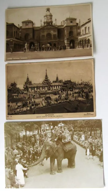 Three 1920s/30s Vintage London Postcards.