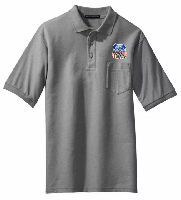 Union Pacific Overland Route Embroidered Polo [123]