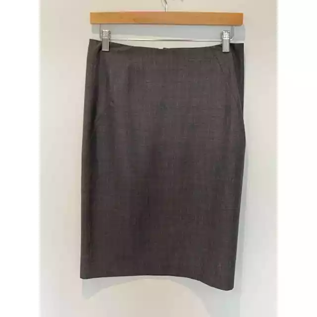 Theory Gray Pencil Skirt, Size 2