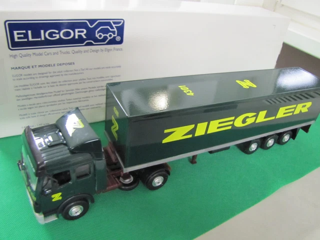 Camion Semi-remorque Publicitaire Eligor LAMY Editions - Échelle 1/43