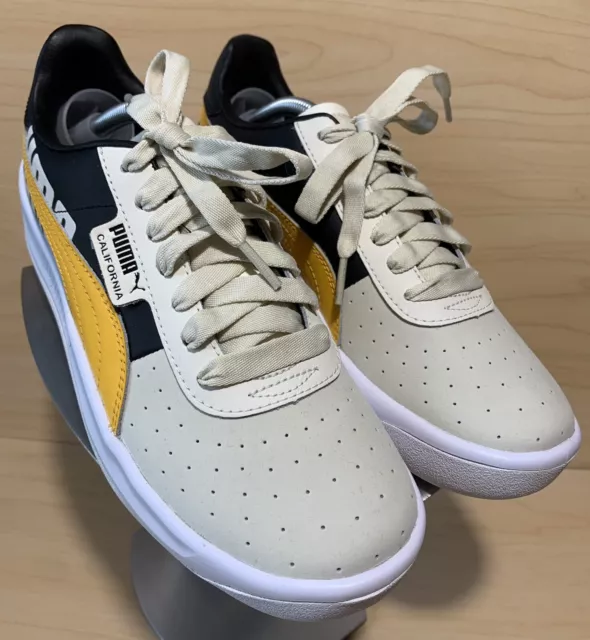 PUMA CALIFORNIA TOL Logo Womens Sneakers Shoes Casual Off White