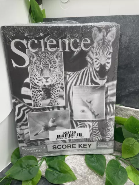 School Of Tomorrow Science Chemistry Score Keys 1121-1132 New Free Ship