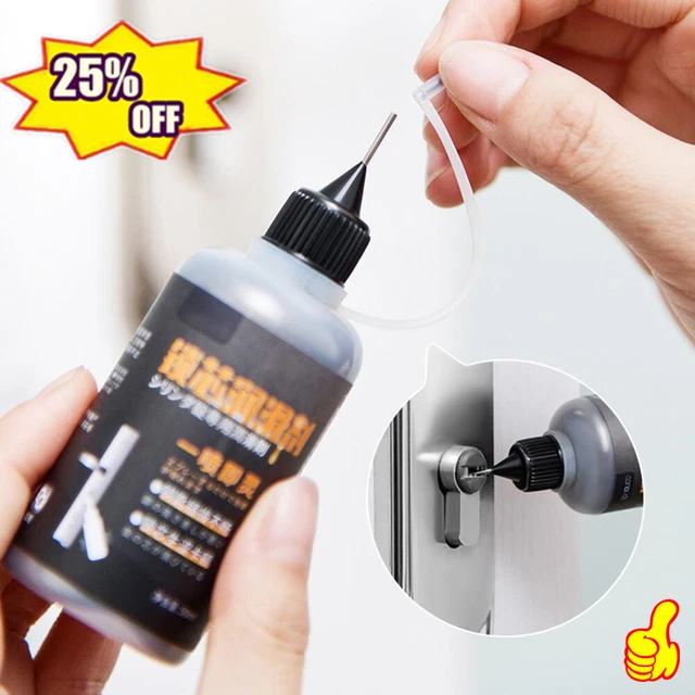 Lubrificante serratura porta 50 ml cilindro di serratura senza olio lubrificante polvere grafite