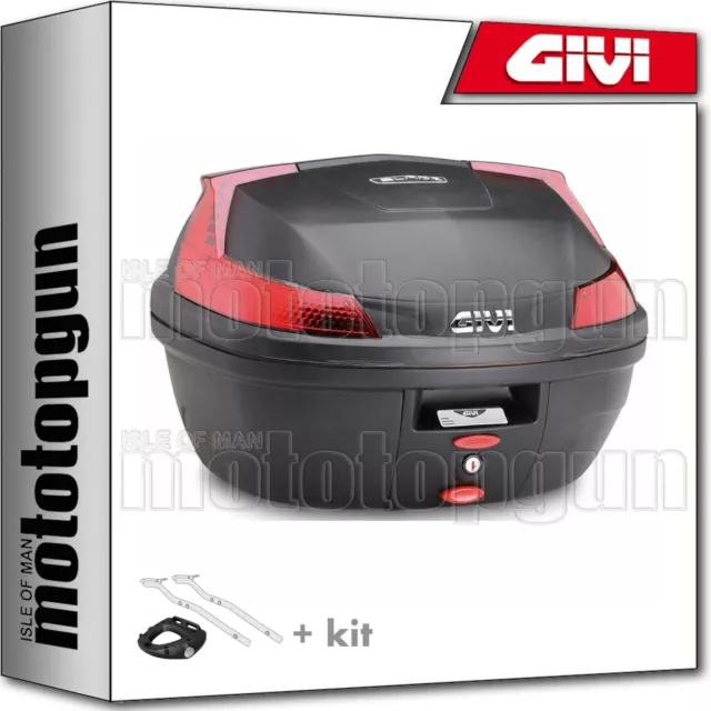 Givi Top Case B37N + Porte-Paquet Suzuki Gsx 1400 2002 02 2003 03 2004 04