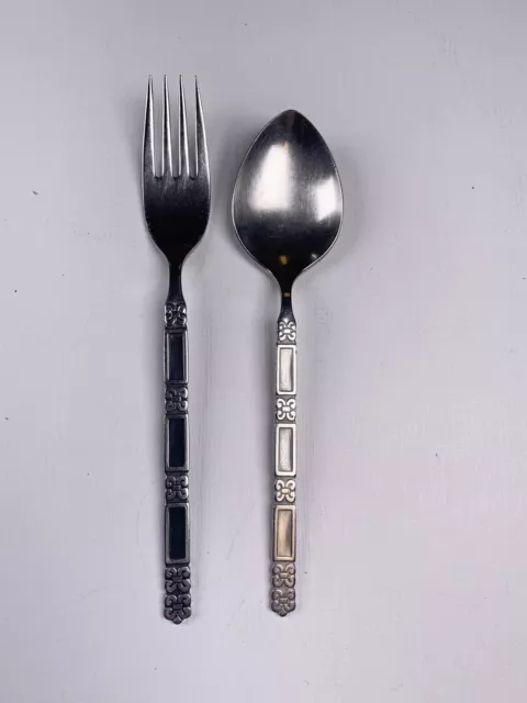 Oneida Community Stainless Madrid Fork + Spoon